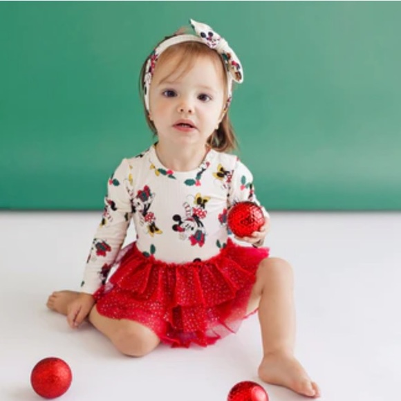 NWT Posh Peanut Minnie Mouse Tulle Bodysuit Size 6-12M! - Picture 6 of 6